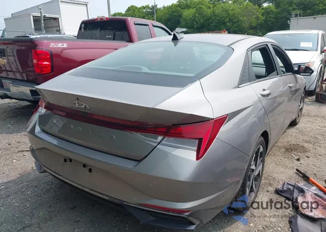 2021 Hyundai Elantra Sel z USA, uszkodzony, nr VIN KMHLN4AG6MU100485